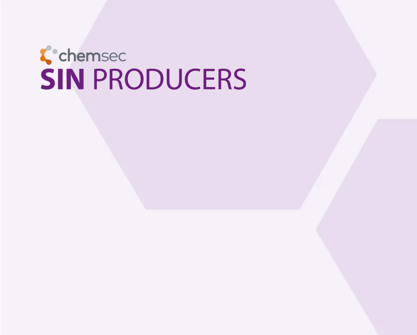 SIN Producers List