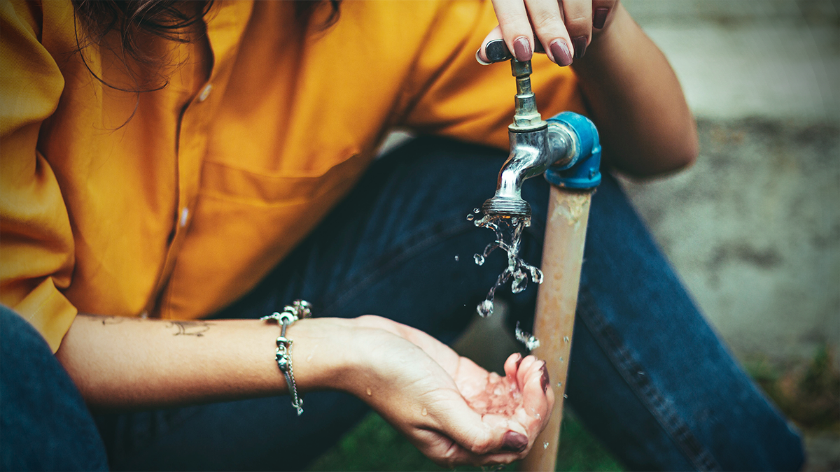 image of water faucet